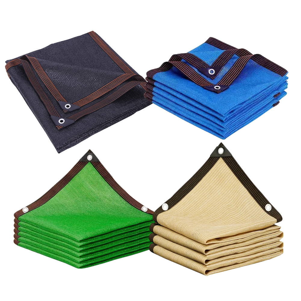 Schaduwdoek HDPE voor buiten met UV-werende structuur – rechthoekig zonwerende doek voor tuin terras balkon | Sansoti 3