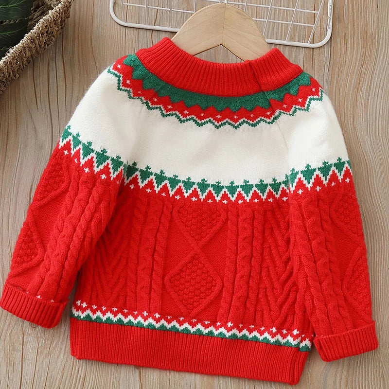 Schattige Kindertrui met Pluche Teddybeer voor Jongens en Meisjes, Warm en Comfortabel 1