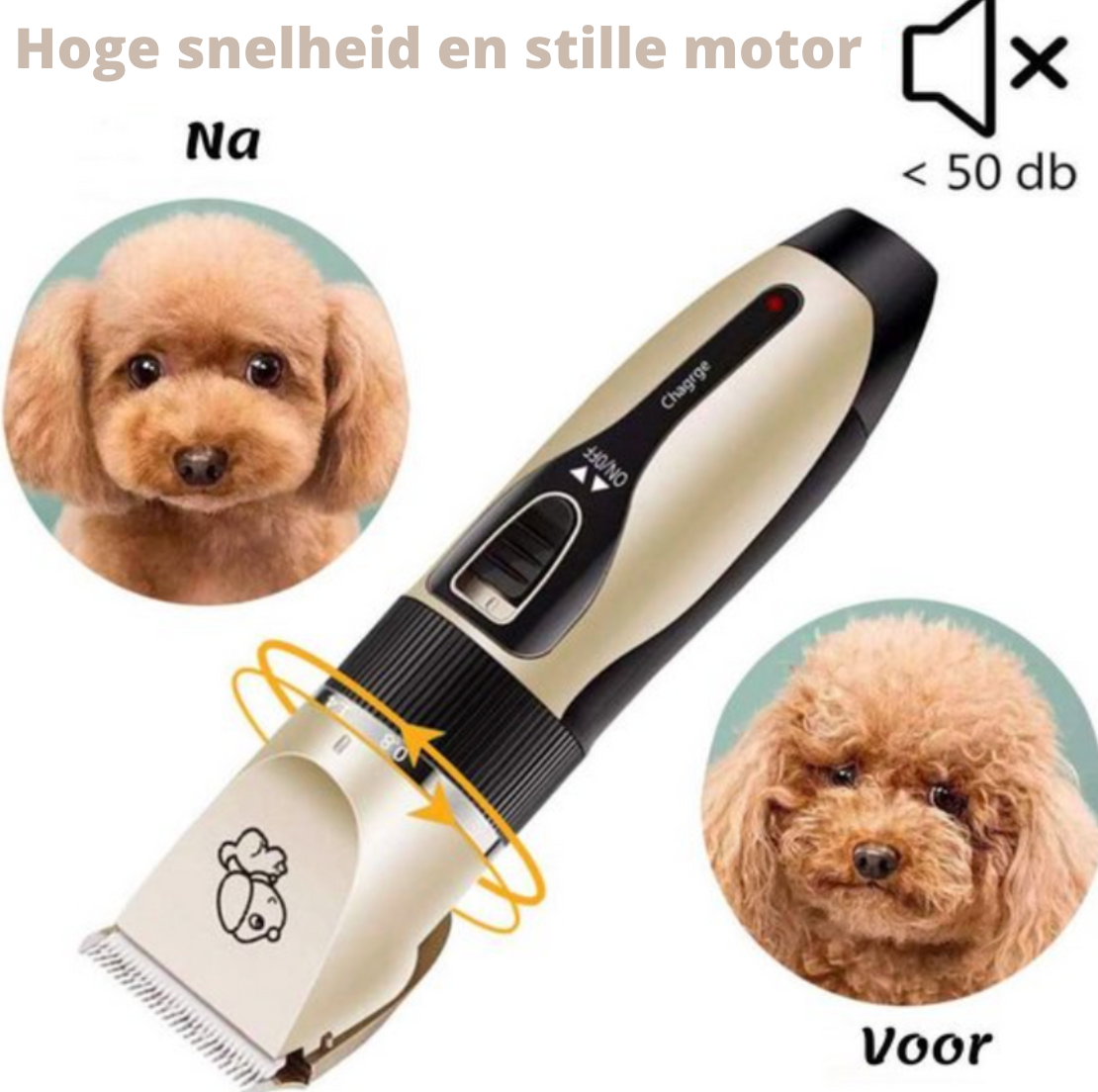 TrimPaws Hondentrimmer – Stil, Draadloos & Voor Alle Vachttypes