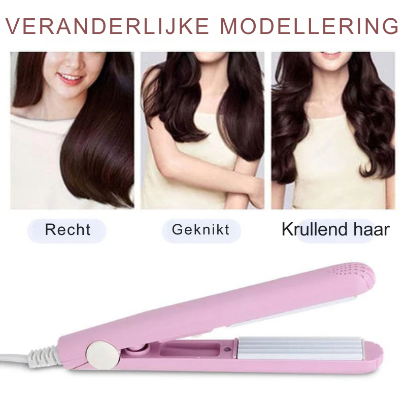 Stylista – Mini arricciacapelli 2-in-1 ceramico tormalina – formato da viaggio