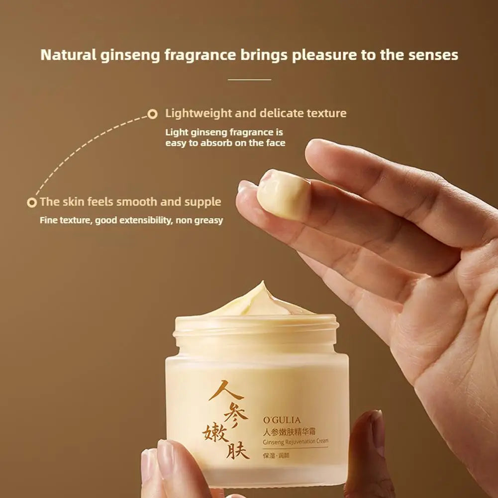 Herbavie – Ginseng Gezichtscrème Hydraterend & Verstevigend – Unisex