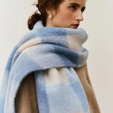 Veloria – bufanda de cachemira suave y cálida – accesorio de invierno colorido