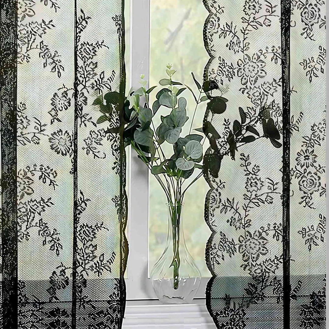 ROSALACE – Romantic Rose Lace Curtain Vestragear