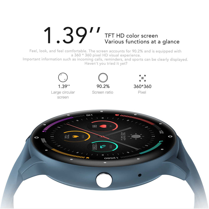 Smartwatch – Bluetooth Bellen, 1.39" HD Scherm &amp; 360×360 Resolutie (Copy) VestraGear