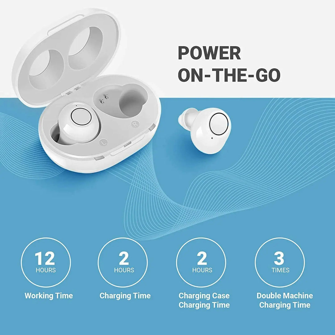 Hearivo – aparelho auditivo Bluetooth com controlo por app – discreto e confortável