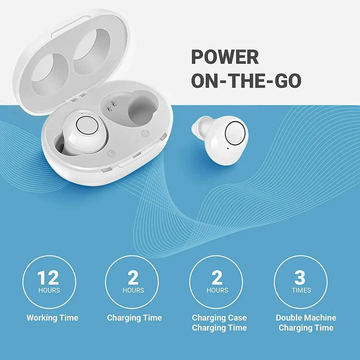Hearivo – aparelho auditivo Bluetooth com controlo por app – discreto e confortável