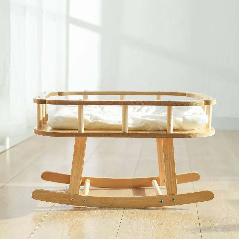 Furora – Hamac en bois pour chat confortable et durable – Toutes saisons