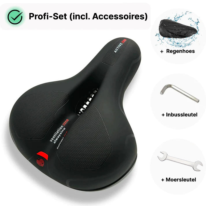 Velora Cloud Comfort Pro Selle de vélo – Selle en gel ergonomique pour faire du vélo sans douleur