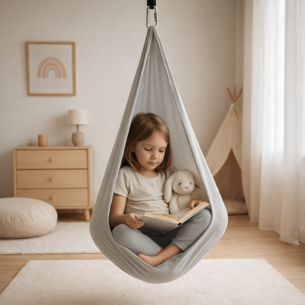 Sensorische Therapieschommel voor Autisme – Rustgevende Schommel voor Binnen & Buiten | Sansoti 0