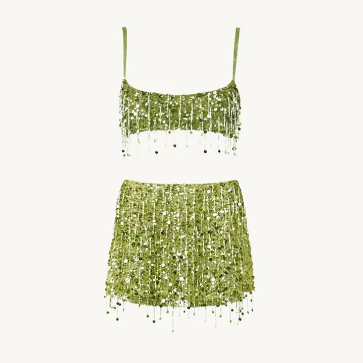 Sequin Tassel Bikini Set – Riviera 6