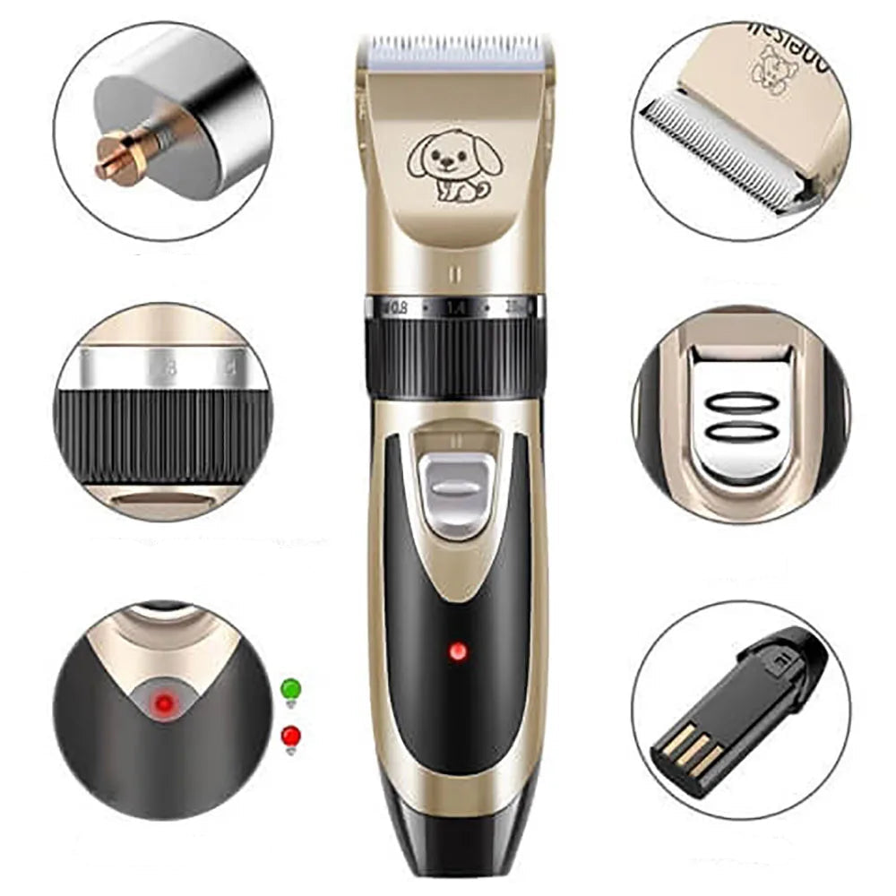 PawEase – Draadloze stille vachttrimmer set – voor honden en huisdieren