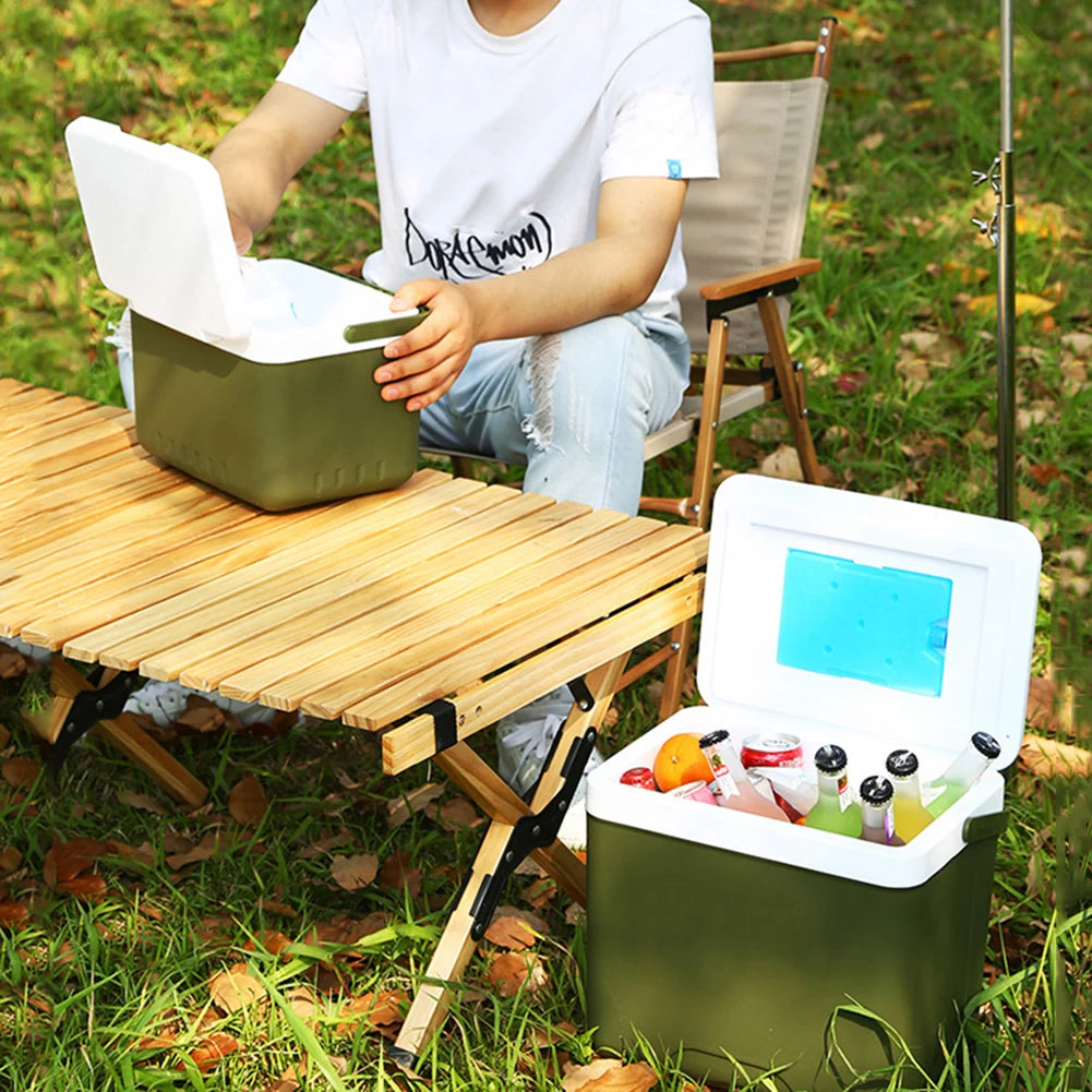 13/6L Cooler Box Portable Camping Refrigerator Incubator Large Capacity Car Ice Bucket Heat Preservation Camping BBQ Equipment VestraGear