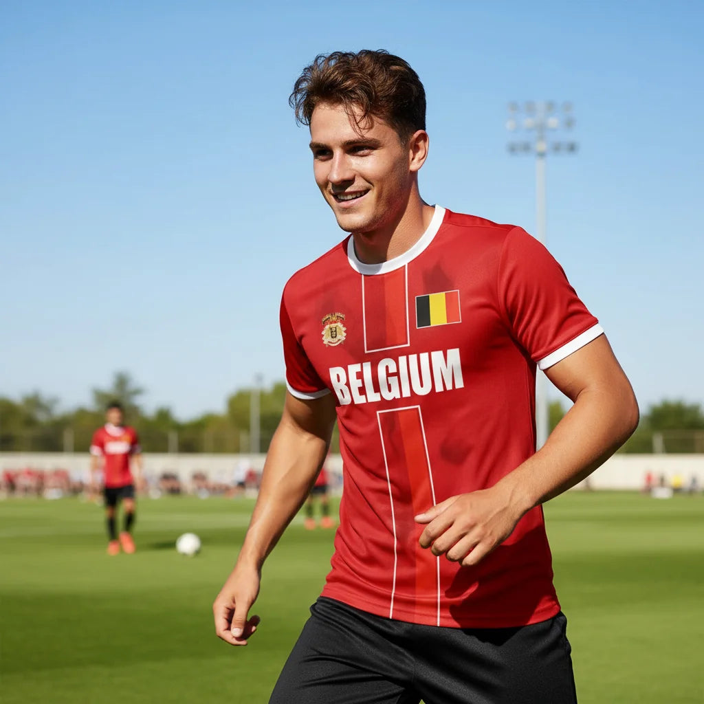 New Belgium Football Jersey Men&
