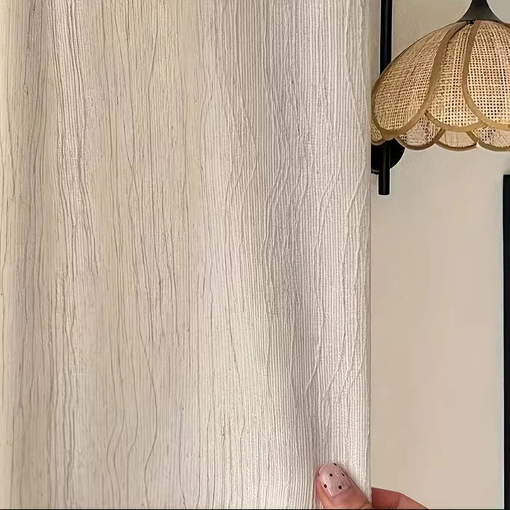 HAVENLUME - Wabi-Sabi Crinkle Sheer Curtains with Eyelets, Gently Light-Filtering &amp; Elegant for Living and Bedrooms Vestragear