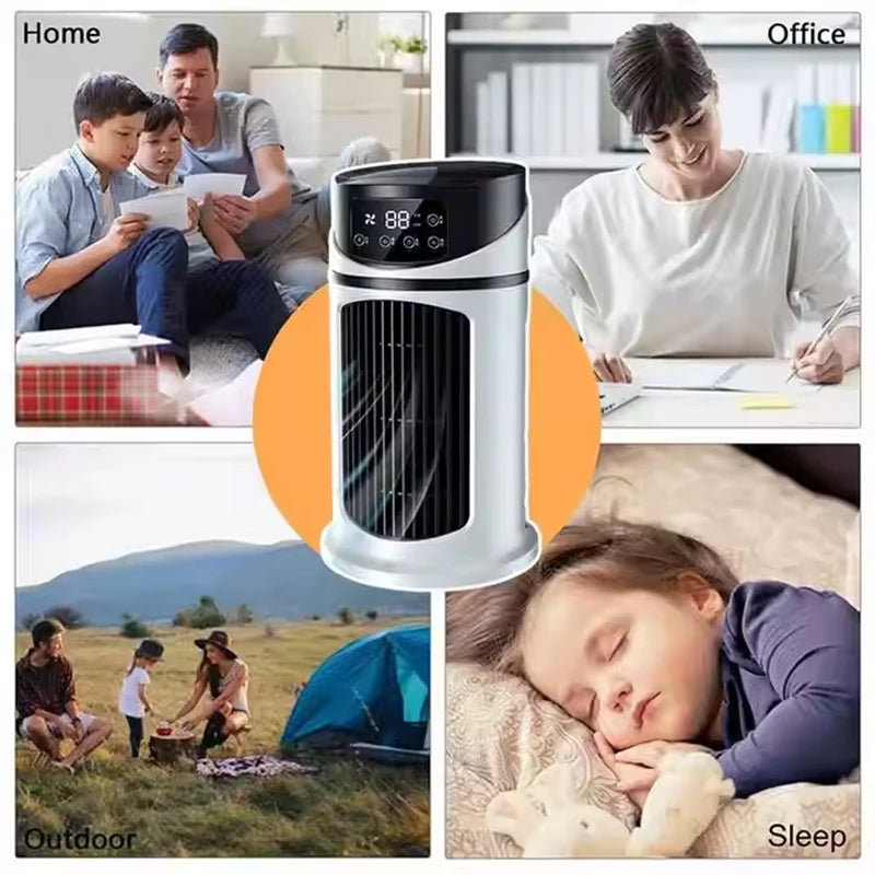 Portable Mini Conditioner Water Cooling Fan Water Cooling Conditioning air Cooler for Office Home Air Conditioner VestraGear