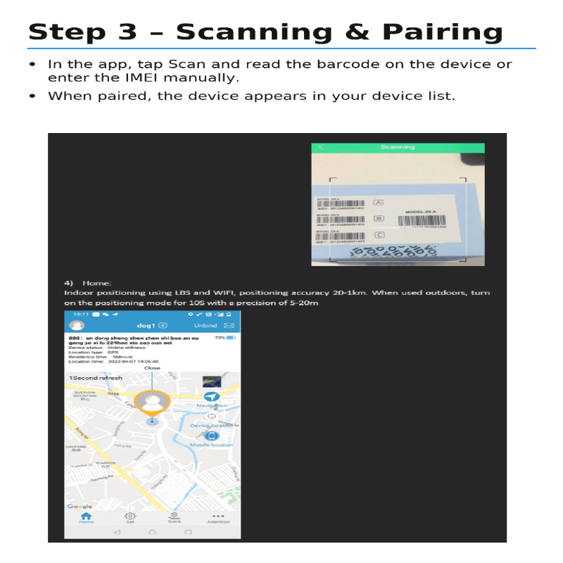 Traceur GPS pour chiens et chats – Localisation en temps réel, léger et longue autonomie de batterie