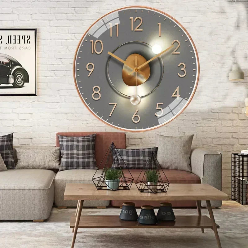 SilentTime Wandklok - Klassiek Ontwerp met Tijdloze Charme - Elegant, Stille en Perfect voor Elke Kamer 2