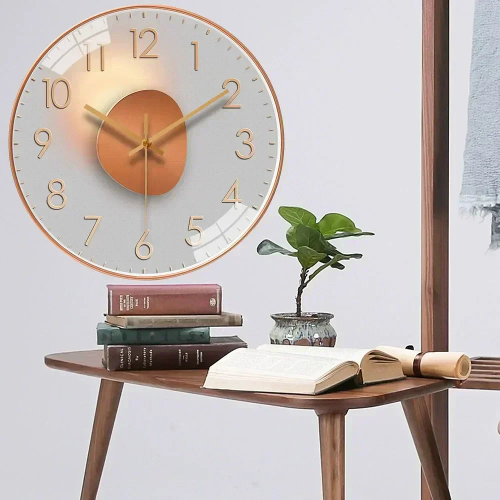 SilentTime Wandklok - Klassiek Ontwerp met Tijdloze Charme - Elegant, Stille en Perfect voor Elke Kamer 5