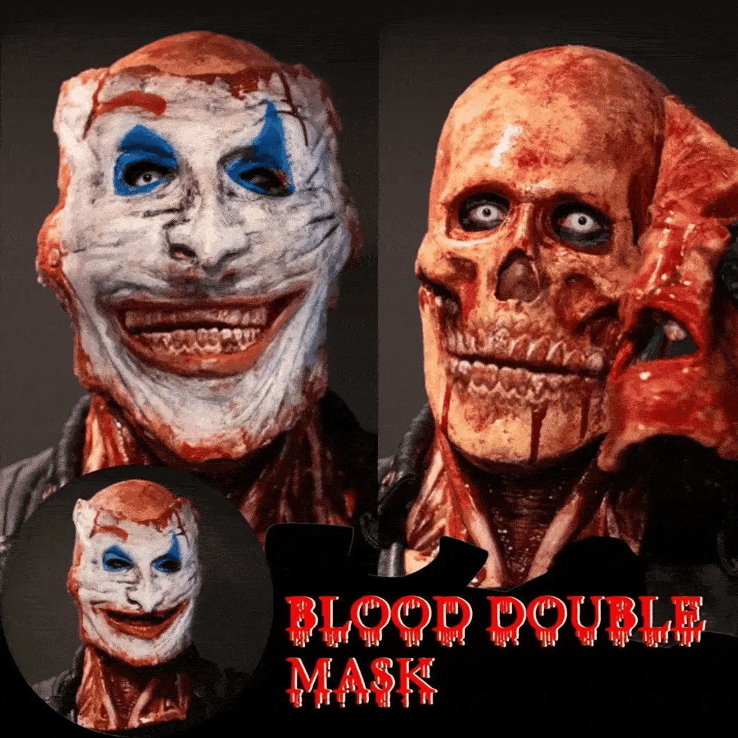 SkullMask | Realistisch dubbel masker 0