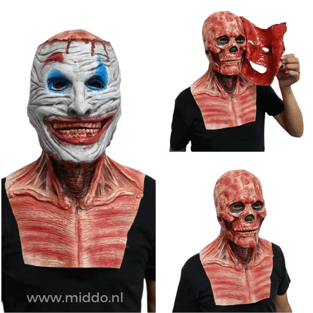 SkullMask | Realistisch dubbel masker 1