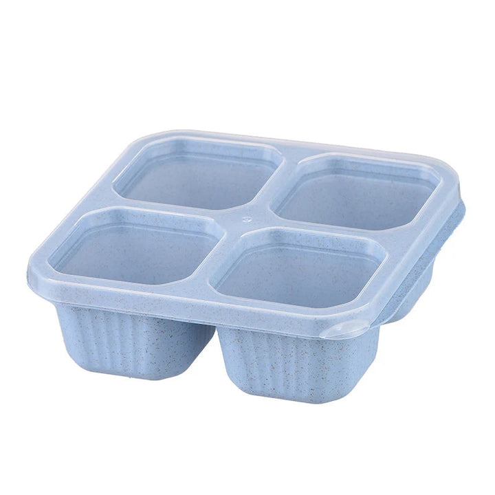 Snackdoos met vakjes – koop er één, krijg er één gratis bij aankoop van een set van twee. 0