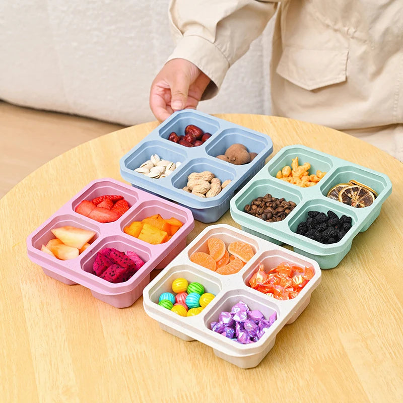 Snackdoos met vakjes – koop er één, krijg er één gratis bij aankoop van een set van twee. 2
