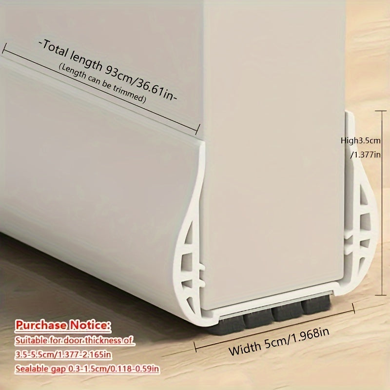 SnugBlock | Verstelbare polyester deurstopper - winddichte isolerende afdichtstrip 2