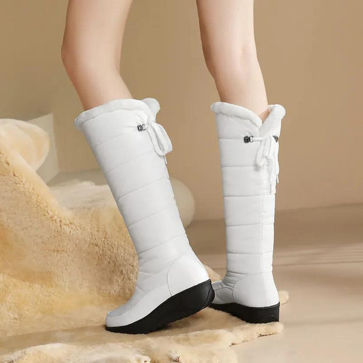 Stivali Invernali Solvéra Kniehoge Donna – Caldi, Eleganti &amp; Con Fodera in Pelliccia