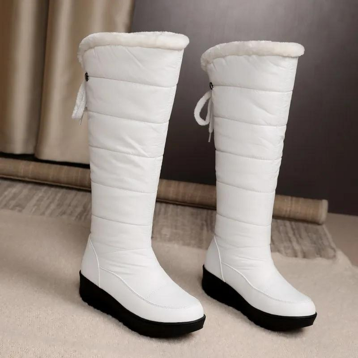 Stivali Invernali Solvéra Kniehoge Donna – Caldi, Eleganti &amp; Con Fodera in Pelliccia
