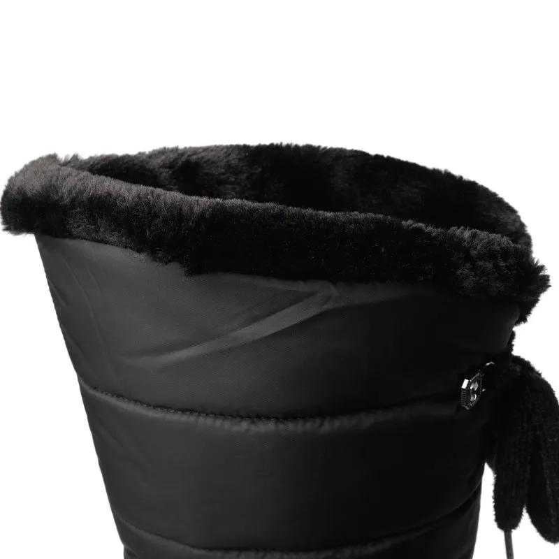 Stivali Invernali Solvéra Kniehoge Donna – Caldi, Eleganti &amp; Con Fodera in Pelliccia