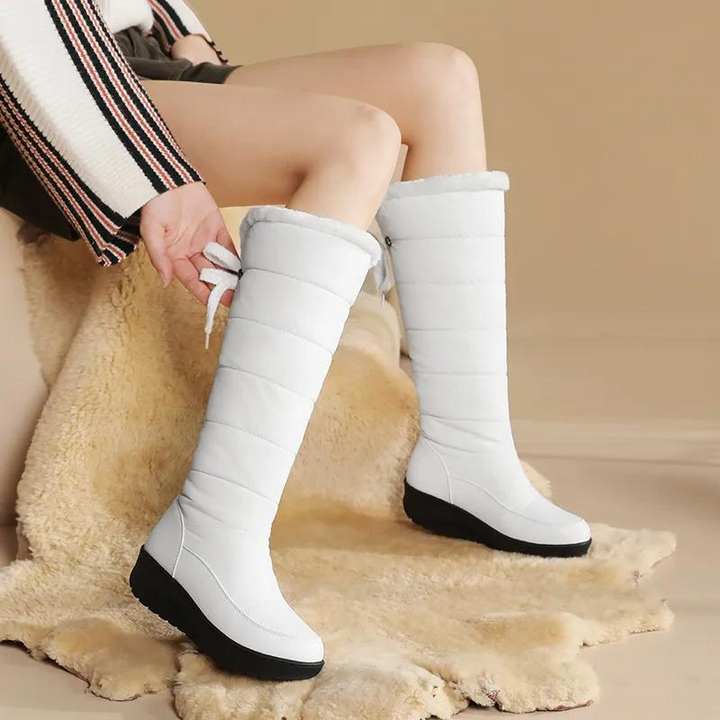 Stivali Invernali Solvéra Kniehoge Donna – Caldi, Eleganti &amp; Con Fodera in Pelliccia