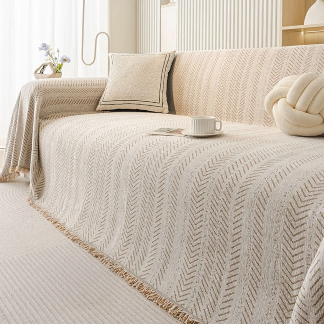 SnuggleTextile – Krasbestendige en wasbare bankhoes van chenille 0