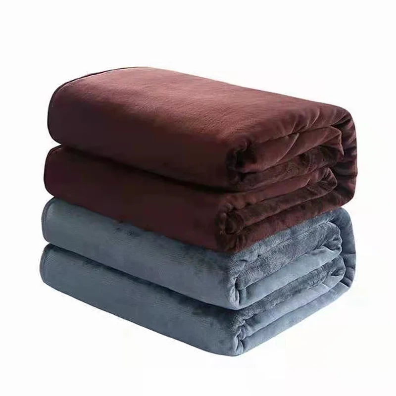 CuddleNest – Manta de forro polar coral ligera – Bebé, sofá y cama