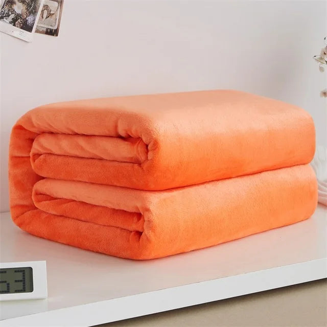 CuddleNest – Manta Coral Leve – Bebé, Sofá e Cama