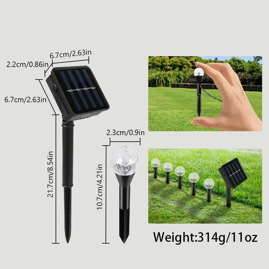 SOLARGLOW LIGHT STRING – Energy-Saving Solar Lighting for Atmospheric Gardens Vestragear