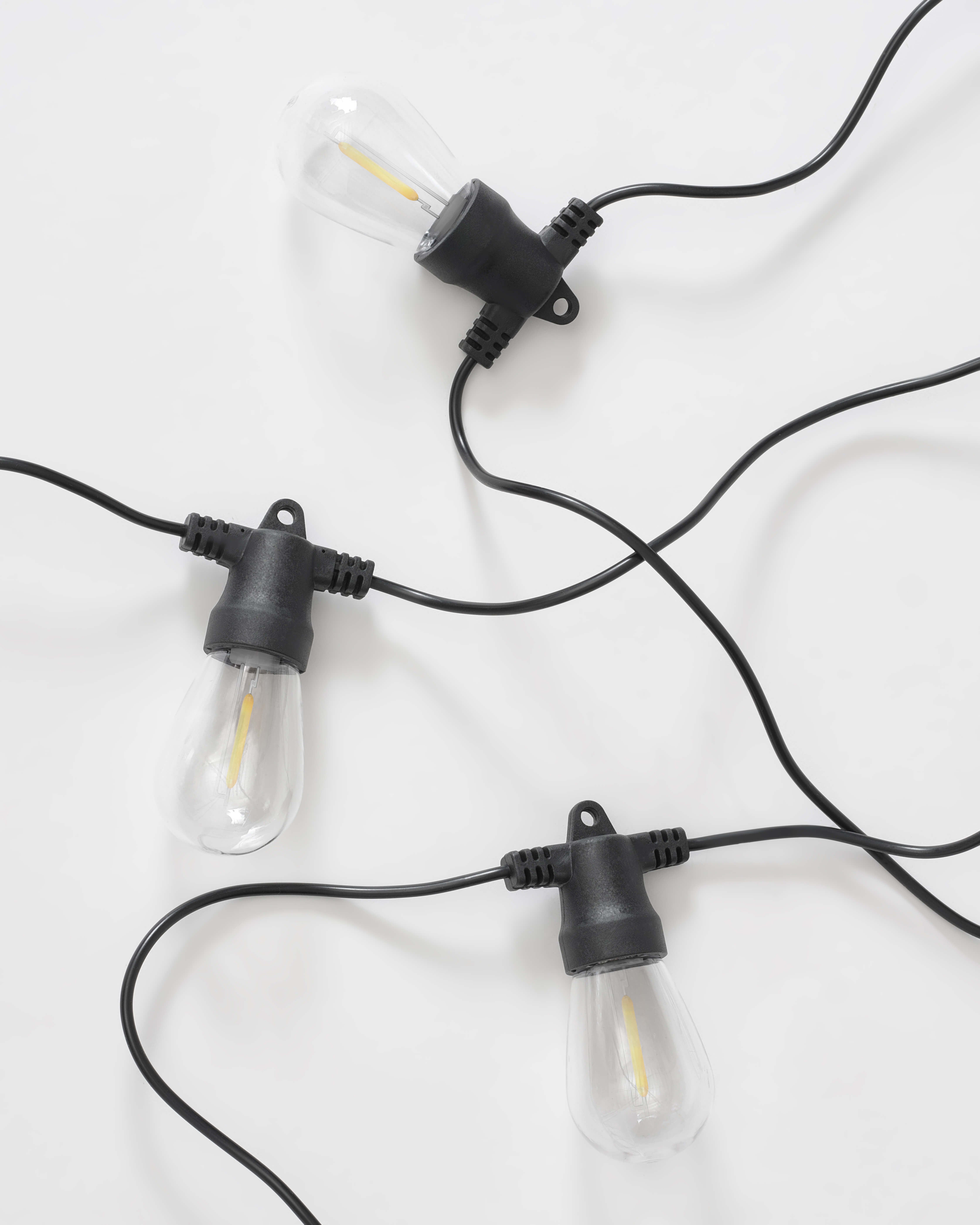 Solar Lichtsnoer Buiten 8 Meter Edison LED 12 Lampen Waterbestendig | Sansoti 0