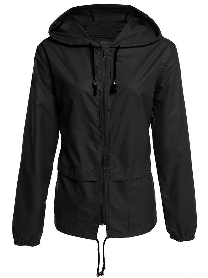 Elara – Chaqueta cortavientos con capucha – Moderna, versátil y resistente al agua