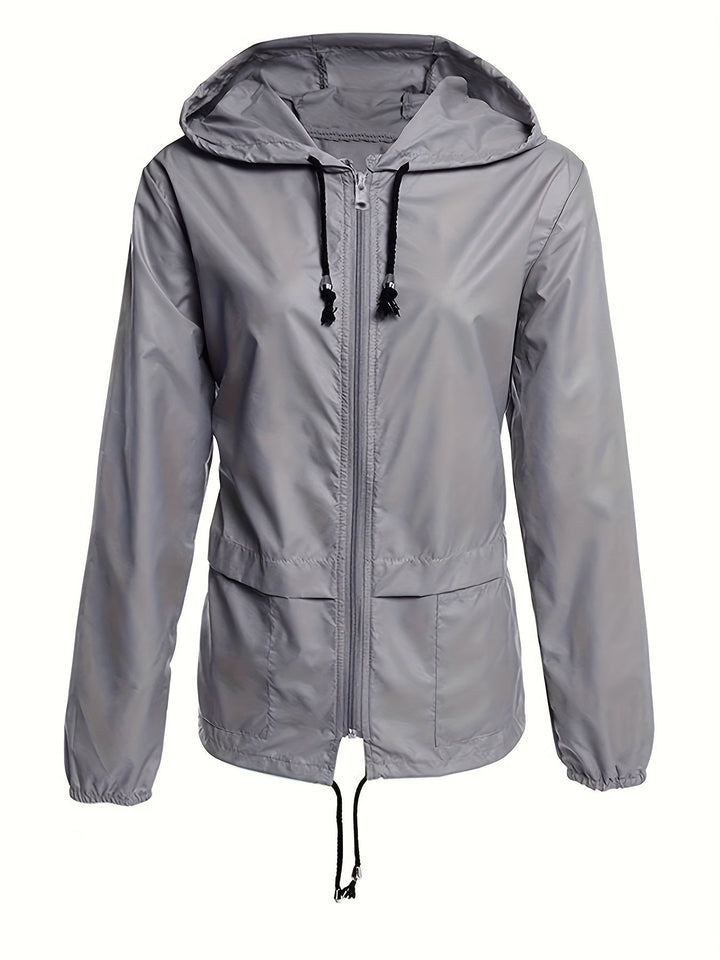 Elara – Chaqueta cortavientos con capucha – Moderna, versátil y resistente al agua