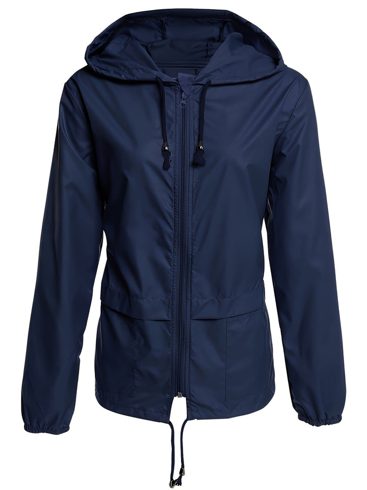 Elara – Chaqueta cortavientos con capucha – Moderna, versátil y resistente al agua