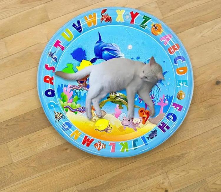 SplashTail | De duurzame speelmat is ontworpen voor eindeloos speelplezier voor je kat 0
