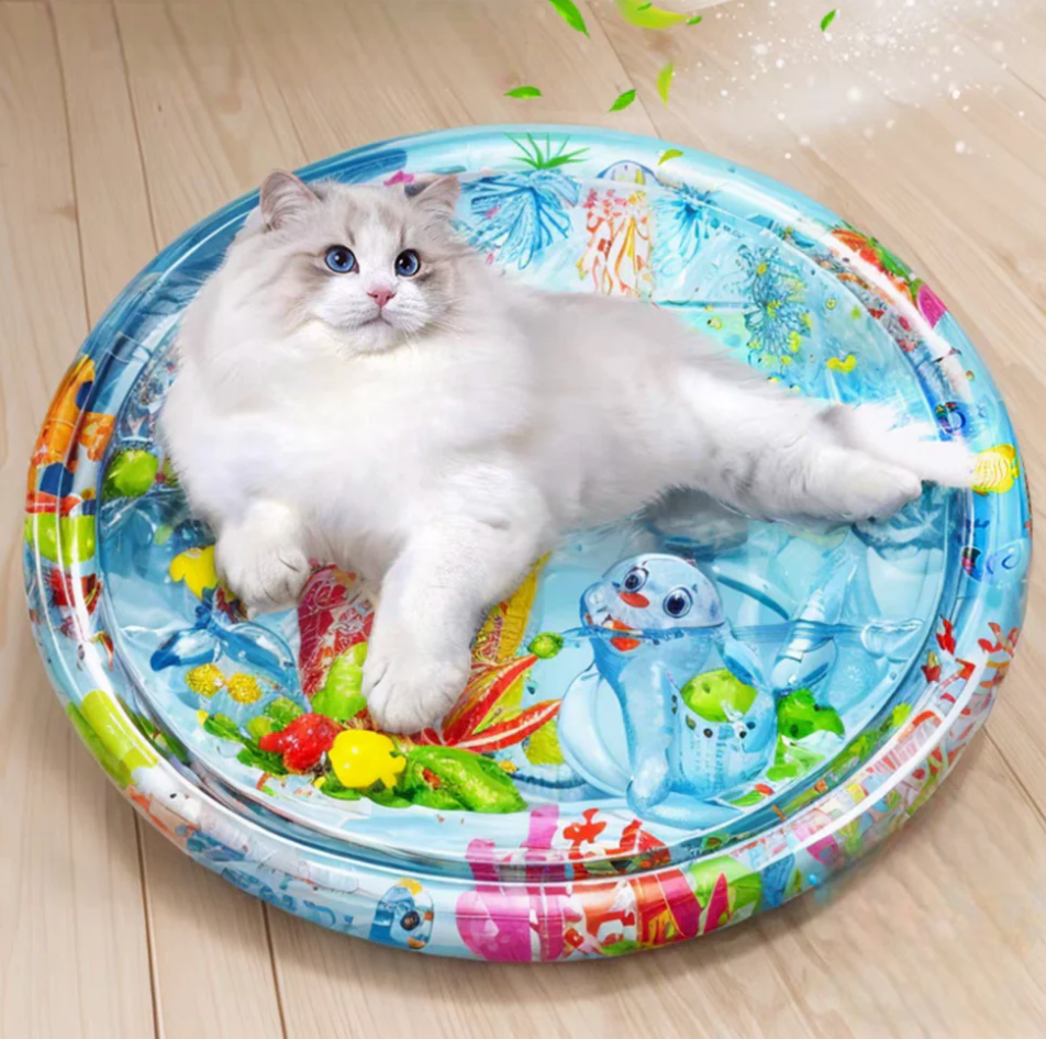 SplashTail | De duurzame speelmat is ontworpen voor eindeloos speelplezier voor je kat 1