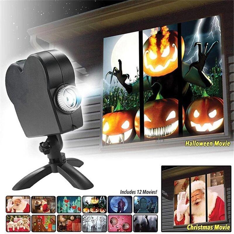 SpookGlow Holografische Projector | Transformeer je ruimte met betoverende Halloween-projecties 0