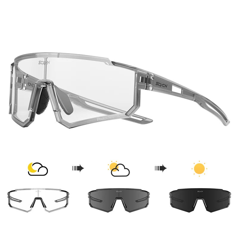 Sport Zonnebril voor Heren met UV400 Bescherming, Ideaal voor Buitensporten 15