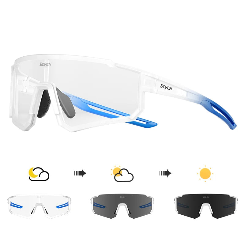 Sport Zonnebril voor Heren met UV400 Bescherming, Ideaal voor Buitensporten 20