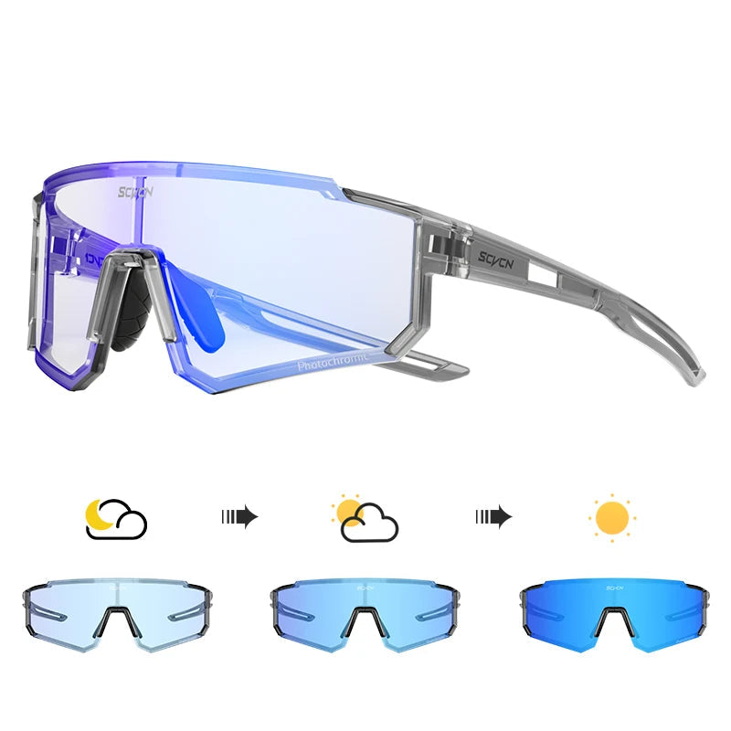 Sport Zonnebril voor Heren met UV400 Bescherming, Ideaal voor Buitensporten 30