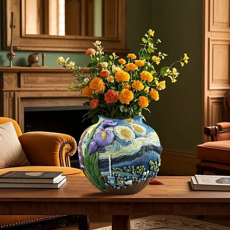 LUMIVASE - Handmade Resin Flower Vase for Creative Arrangements Vestragear