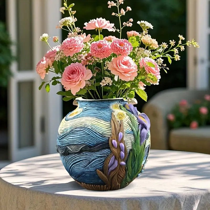 LUMIVASE - Handmade Resin Flower Vase for Creative Arrangements Vestragear