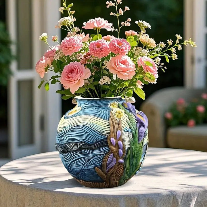 LUMIVASE - Handmade Resin Flower Vase for Creative Arrangements Vestragear