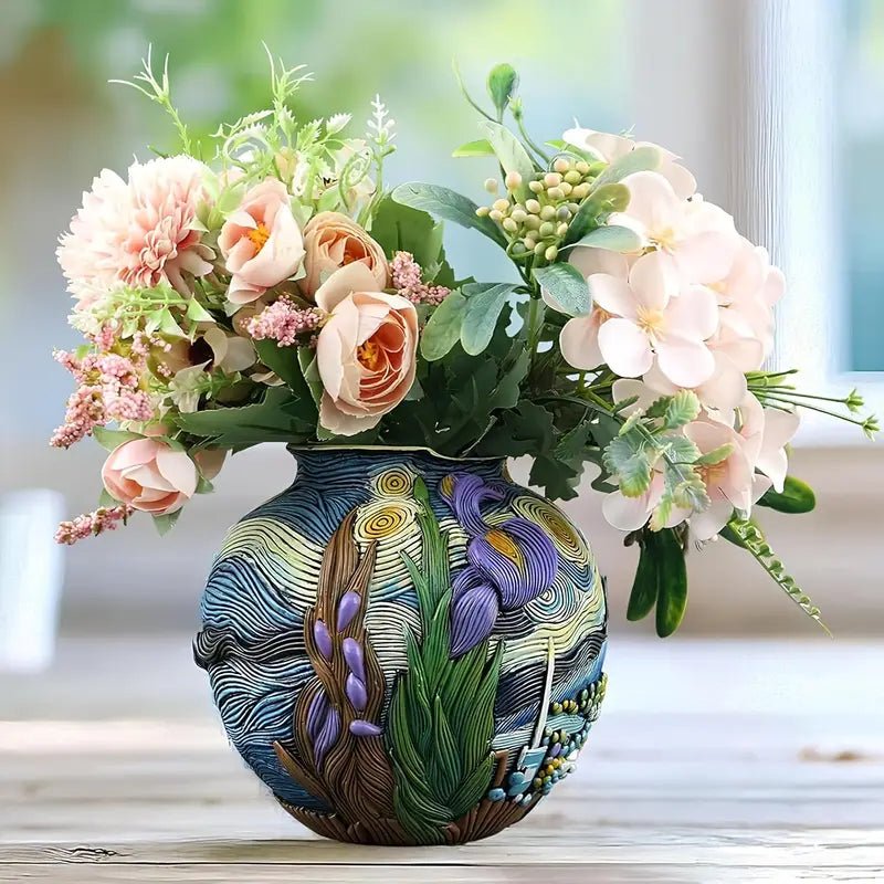 LUMIVASE - Handmade Resin Flower Vase for Creative Arrangements Vestragear