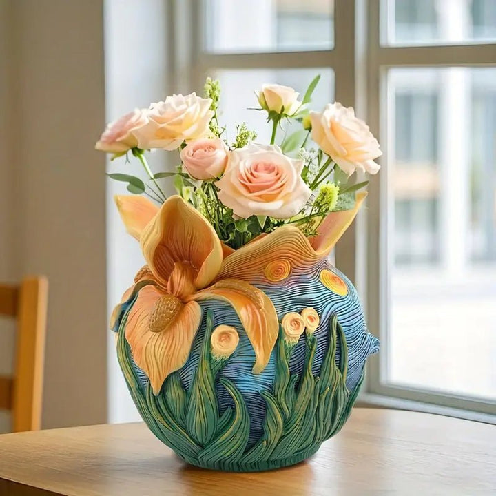 LUMIVASE - Handmade Resin Flower Vase for Creative Arrangements Vestragear